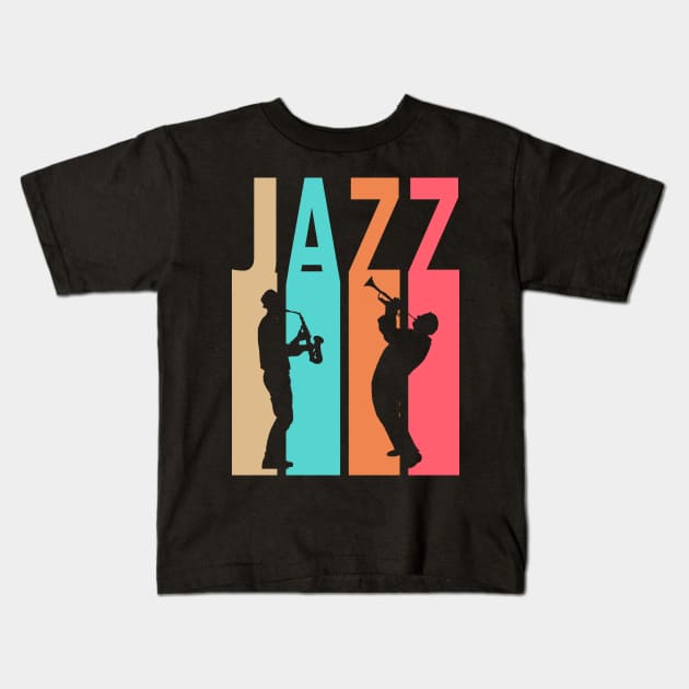 Classic Jazz Kids T-Shirt by Sham